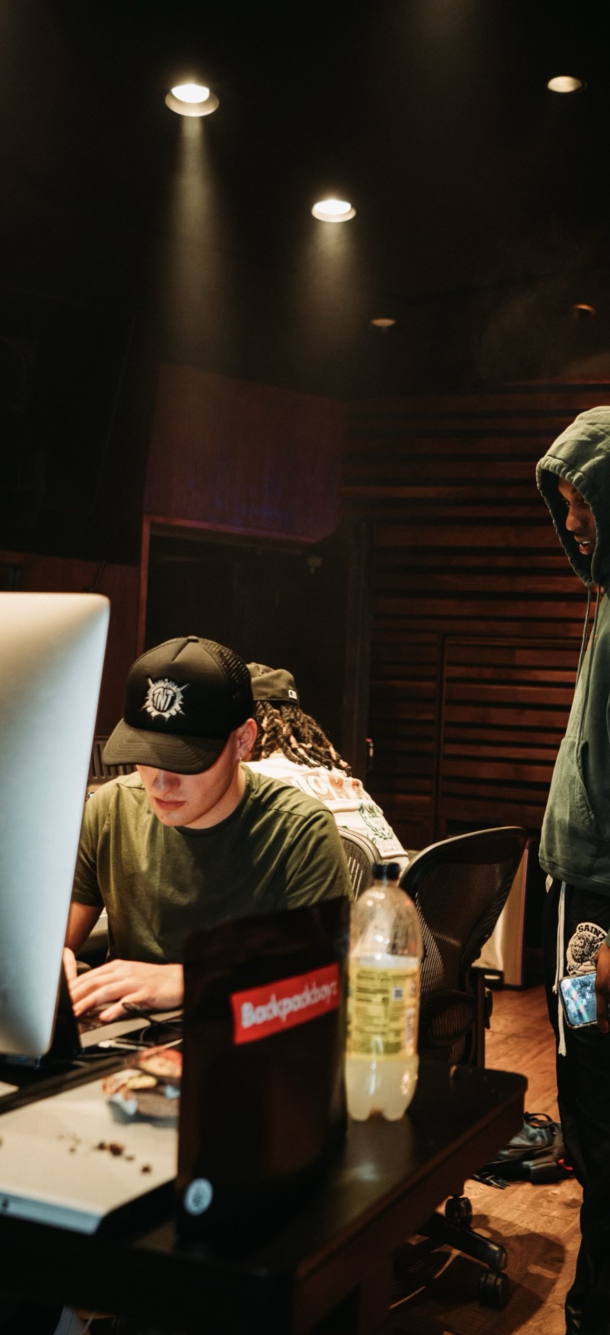 Djaxx in the studio